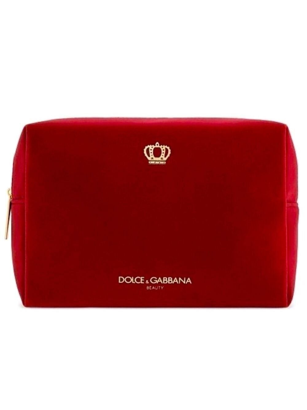 Dolce&Gabbana Beauty Velvet Pouch Makeup Bag Gift Authentic
